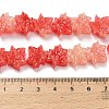 Synthetic Coral Dyed Carved Beads BSHE-H114-02F-4