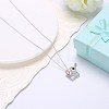 925 Sterling Silver Pendant Necklaces NJEW-BB34180-5