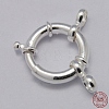 925 Sterling Silver Large Spring Rings Clasps STER-A007-13E-1