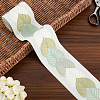 5M Leaf Jacquard Polyester Ribbon OCOR-WR0002-20A-4