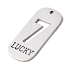 304 Stainless Steel Pendants STAS-D200-02H-P-2