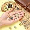 3Pcs 3 Colors Brass Cubic Zirconia Beads KK-YW0004-25-5