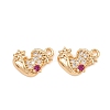 Christmas Brass Micro Pave Cubic Zirconia Pendants KK-L261-15B-G03-1