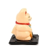 ABS Plastic Solar Powered Maneki-neko Figurines LS-DJEW-B017-01B-02-3
