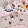 DIY Butterfly Pendant Decoration Making Kit DIY-SC0021-26-4