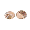 Brass & Epoxy Resin Pendants KK-Q082-04KCG-01-2