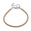 Polyester Cord Braided Bracelet Makings MAK-Z003-01P-27-1
