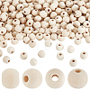 1000Pcs Natural Unfinished Wood Beads WOOD-GA0001-75-1