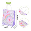 6Pcs Flower Printed Paper Gift Bags ABAG-TADJ0001-08B-4