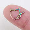 316L Surgical Stainless Steel Hoop Nose Rings WGE451E-03-1