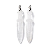 Natural Quartz Crystal Big Pendants G-K338-41P-07-1