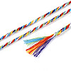 22M Rainbow Color Macrame Cotton Cord OCOR-T017-07I-3