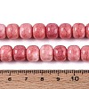 Ombre Effect Dyed Glass Beads Strands GLAA-N067-01A-10-4