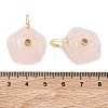 Natural Rose Quartz Carved Pendants GG-CBAF4FB-01G-03-3
