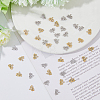 40Pcs 2 Colors 304 Stainless Steel Charms STAS-DC0014-34-4