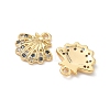 Brass Micro Pave Cubic Zirconia Charms X-KK-C099-01J-G-2