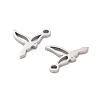 316 Surgical Stainless Steel Charms STAS-Q314-15P-2