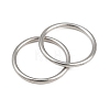 304 Stainless Steel Closed Jump Rings STAS-G393-06P-11-3