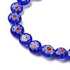 Handmade Millefiori Lampwork Beads Strands LAMP-G164-11C-3