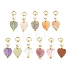 Natural & Synthetic Mixed Gemstone Pendants PALLOY-JF05818-1