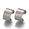 304 Stainless Steel Ear Cuff Findings STAS-P249-20P-1
