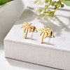 304 Stainless Steel Stud Earrings EJEW-I317-02G-1