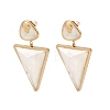 304 Stainless Steel & Acrylic Dangle Stud Earrings for Women EJEW-A164-06A-G-2