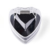 Valentine's Day Transparent Acrylic Ring Storage Boxes OBOX-T001-01A-1