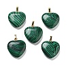 Synthetic Malachite Pendants G-G956-B14-G-1