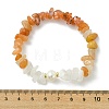 Natural Gemstone & Cultured Freshwater Pearl Beaded Stretch Bracelets for Women BJEW-JB13761-5