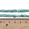 Dyed Natural Crackle Turquoise Beads Strands G-K365-G03-02-7