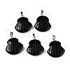 Natural Obsidian Pendants G-T138-208A-1