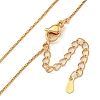 Brass Box Chain Necklaces for Women NJEW-U011-02G-2