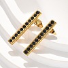 304 Stainless Steel Stud Earrings EJEW-F361-05G-4