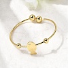 201 Stainless Steel Cuff Bangles BJEW-Z151-02G-02-2