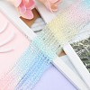 10 Strands Transparent Gradient Color Glass Beads Strands GLAA-CJ0002-14-5