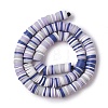 Handmade Polymer Clay Beads Strands CLAY-R089-8mm-T010-7