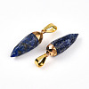 Natural Lapis Lazuli Pendants G-N345-01G-2