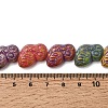 Painted Glass Beads Strands GLAA-Z021-08-3