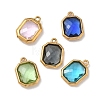 304 Stainless Steel Rhinestone Pendants STAS-P453-06G-M-1