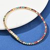925 Sterling Silver Micro Pave Cubic Zirconia Tennis Bracelets for Women BJEW-C117-01A-G01-2