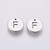 304 Stainless Steel Charms STAS-P225-104P-26-1