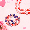 270Pcs 2 Styles Valentine's Day Handmade Polymer Clay Beads CLAY-PA0001-51-4