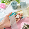 2Rolls Polyester Hot-fix Rhinestone Raw Edges Ribbon OCOR-TA0003-95A-6
