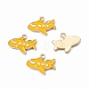 Alloy Enamel Pendants ENAM-CJC0011-63B-KCG-2