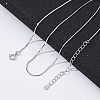 Anti-Tarnish 925 Sterling Silve Snake Chain Necklaces HT0674-2-4