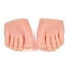 Silicone Practice False Foot Model AJEW-H156-01-1