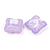 Printed Acrylic Beads OACR-D041-02B-2