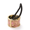 Alloy Ponytail Cuff Rubber Elastic Hair Ties OHAR-P018-A03-1