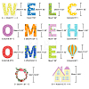 Plastic Yard Signs Display Decorations DIY-WH0248-027-2